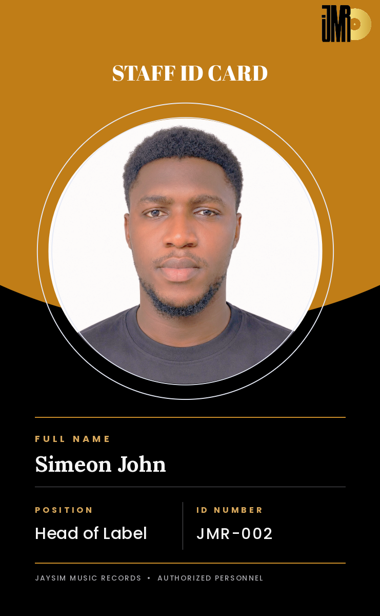 Jaysim Music Records Head of Label